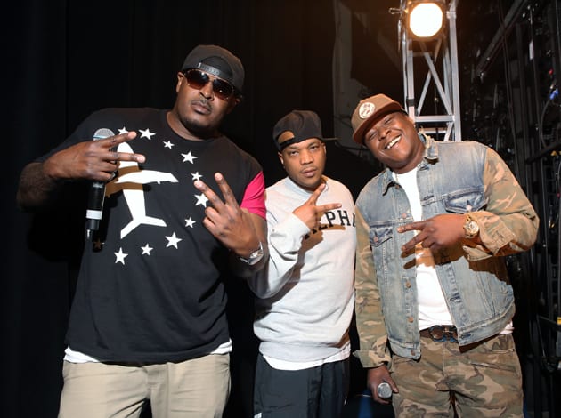 From the left, Sheek Louch, Styles P and Jadakiss.